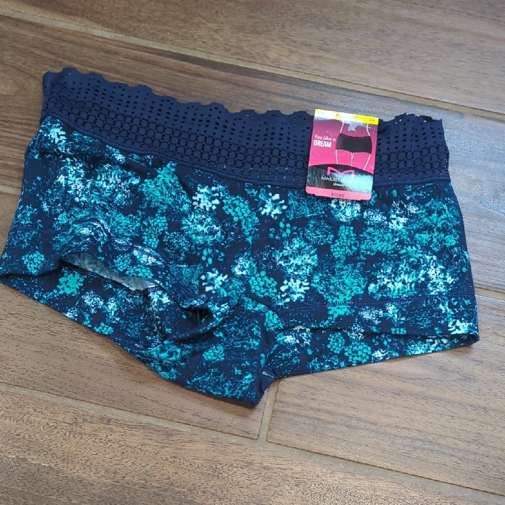 Maidenform Blue Lace Boyshorts